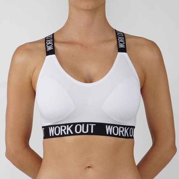 Yelete Other - Sports Bra Cotton/Nylon Blend Yoga Bra